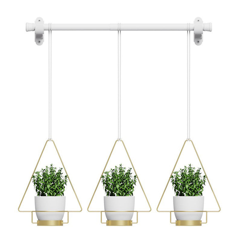 001- ZJ-YXH001 Set of 3 Hanging Flower Pot Wall-Mounted Gardening Plant Hangers with Extendable Rod 001- ZJ-YXH001 Set of 3 Hanging Flower Pot Wall-Mounted Gardening Plant Hangers with Extendable Rod